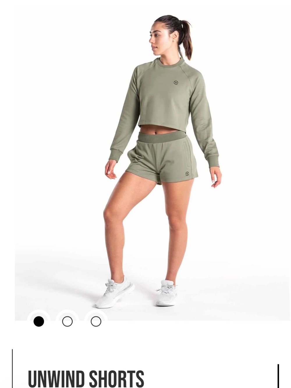 Unwind recovery shorts- Olive